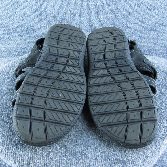 Propét Men Fisherman Shoes Size 9 Extra Wide Black Leather Lace Up - Picture 10 of 10